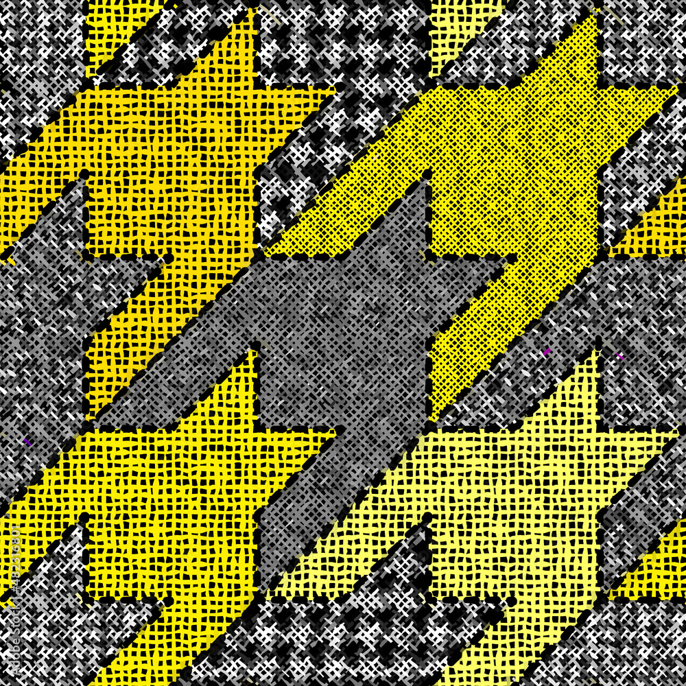 Poster Imitation of a texture of rough canvas. Seamless pattern.