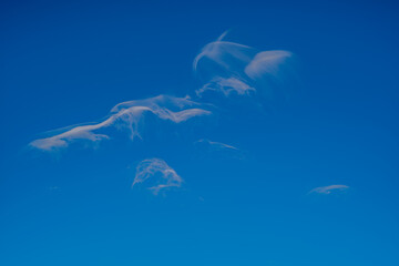 blue sky with clouds