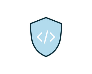 Code premium line icon. Simple high quality pictogram. Modern outline style icons. Stroke vector illustration on a white background. 