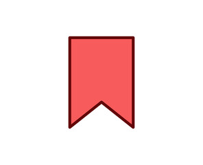 Bookmark premium line icon. Simple high quality pictogram. Modern outline style icons. Stroke vector illustration on a white background. 