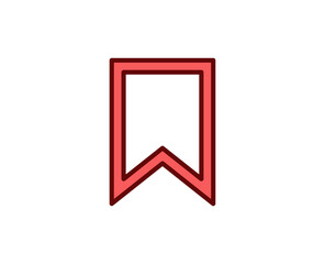 Bookmark premium line icon. Simple high quality pictogram. Modern outline style icons. Stroke vector illustration on a white background. 