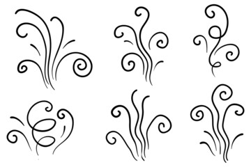 doodle wind illustration vector handrawn style