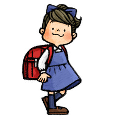 ランドセルの女の子