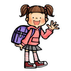 ランドセルの女の子