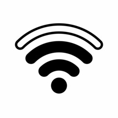 Wifi Signal Icon Design Vector Template Illustration