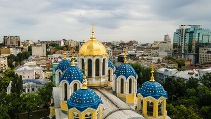 Vladimir Cathedral from a height shooting with a drone
