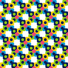 Seamless pattern with dots