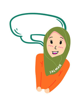 hijab girl character