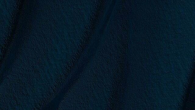 Aerial top down, desert sand dune pattern at dark night