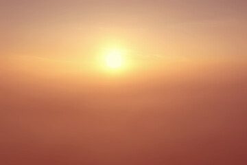 sunset sky gradient abstract sun light nature background