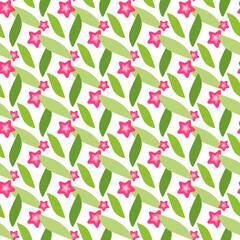 Seamless pattern with flowers