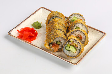 Japanese tempura rill with fish