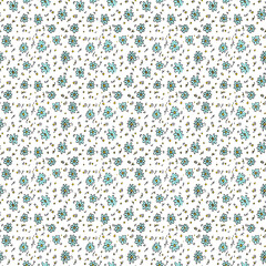 Colored seamless floral background. pattern with flowers. Floral illustration