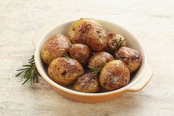 Roasted baby potato with rosemary