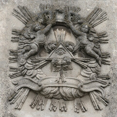 Almighty eye of God (Eye of providence, eyes of omniscience, light delta). An ancient mystical sacred symbol of illuminates. Masonic symbol. The symbol of God