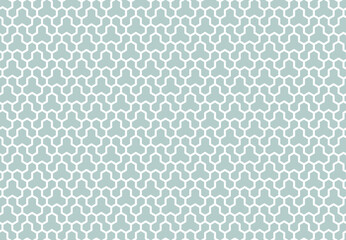 Geometric abstract vector hexagonal seamless background. Geometric modern ornament. Light blue and white seamless modern pattern