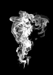 Abstract fog or smoke effect black background