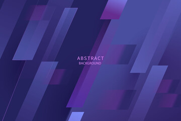 Abstract modern purple background. Dynamic geometric shape composition. Vector and illustration design.