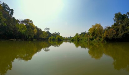 wide angle river view