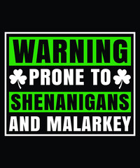 St Patrick's Day T-shirt design  