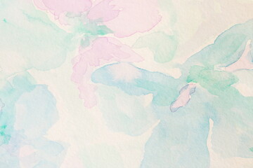 Abstract watercolor painting background,  Watercolor texture for creative design.