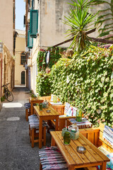 Obraz premium Corfu island restaurant