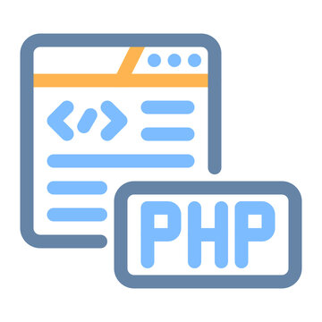 php colored line icon