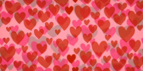 seamless pattern with hearts