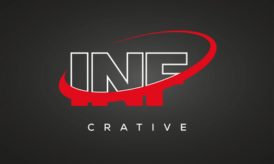 INF letters creative technology logo design