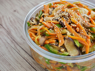 아시아 음식 채소볶음, 반찬