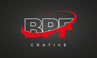 BPF letters creative technology logo design