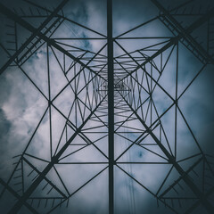 High voltage tower