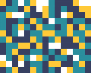 Retro seamless pattern. Abstract geometric pattern. Bauhaus pattern. Vector Illustration.
