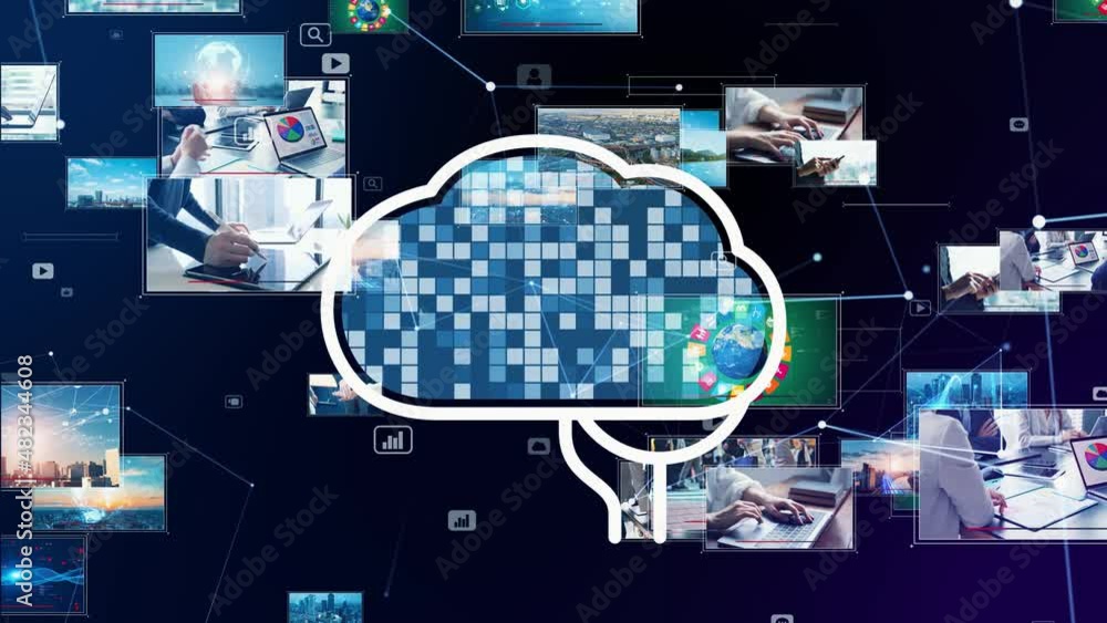 Leinwandbilder ai (artificial intelligence). image analysis. digital transformation.