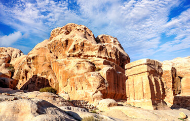 Ruins of the ancient city of Petra