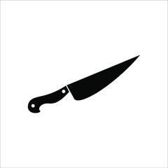 knife icon, vector, illustration, 10 eps
