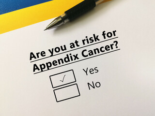 Fototapeta premium Questions about cancer risk