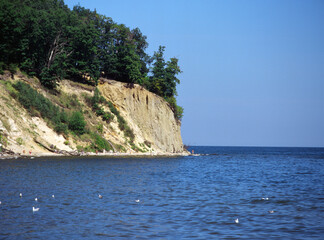 Cliff coast, Gdynia Orlowo (Or³owo), Baltic Sea, Poland