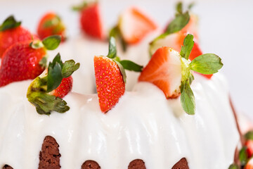 Red velvet bundt cake