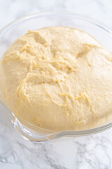 Baking brioche buns