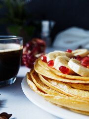 stack of pancakes on a plate