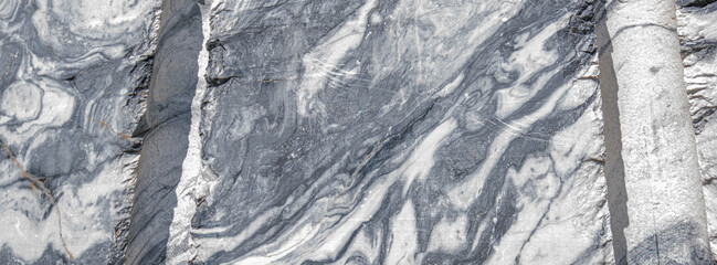 Marble texture background, natural raw marble. Gray abstract background. Natural pattern for abstract background.