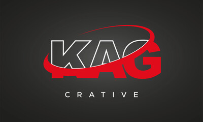 KAG letters creative technology logo design