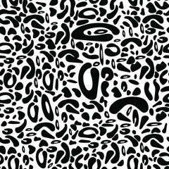 Animal skin. Vector texture. Imprint. Decorative background. Safari seamless pattern. Wildlife