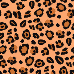 Animal skin. Vector texture. Imprint. Decorative background. Safari seamless pattern. Wildlife