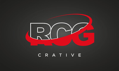 RCG letters creative technology logo design