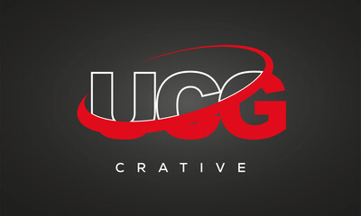 UCG letters creative technology logo design