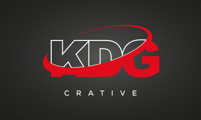 KDG letters creative technology logo design