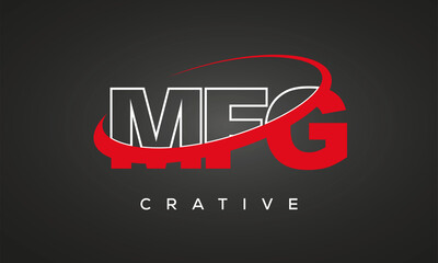 MFG letters creative technology logo design