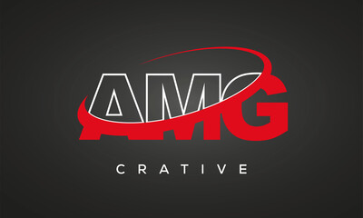 AMG letters creative technology logo design	